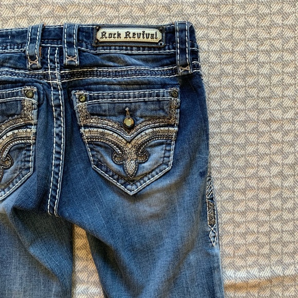 Rock Revival Lanlan Straight Leg Jeans - Picture 1 of 8